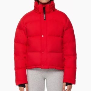 Catalina Red Aritzia Super Puff Shorty